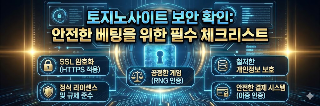 토지노사이트 보안